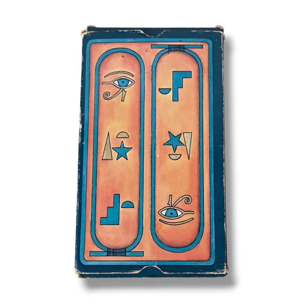 Vintage 1983 Way of Cartouche Oracle Cards Murry Hope Egyptian Divination Magic